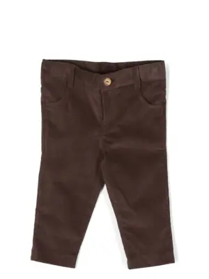 Вельветовые брюки прямого кроя