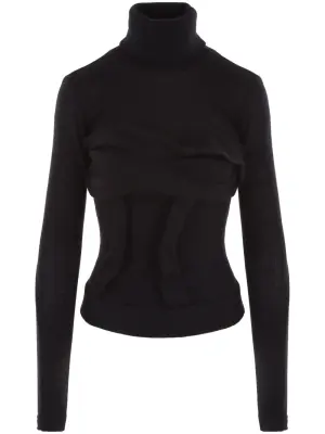 Многослойный джемпер со сборками