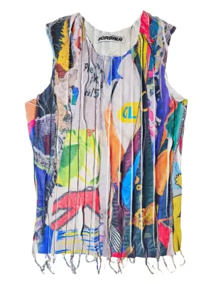 Топ с принтом