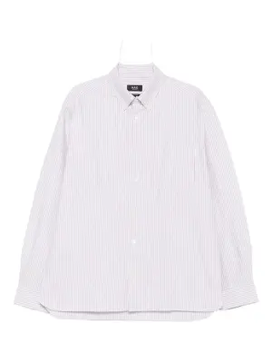 Рубашка в полоску на пуговицах