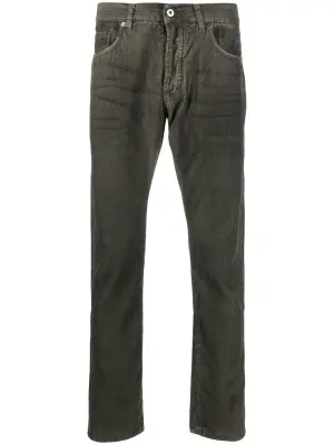 Прямые джинсы с нашивкой-логотипом