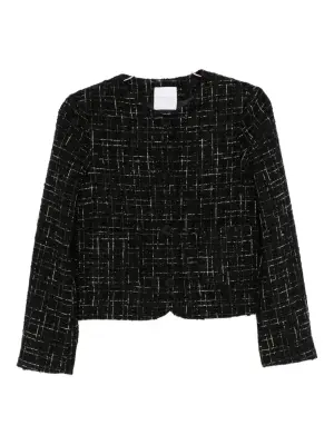 Твидовый жакет на пуговицах
