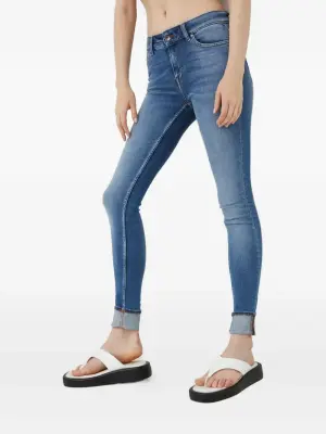 Джинсы с подворотами