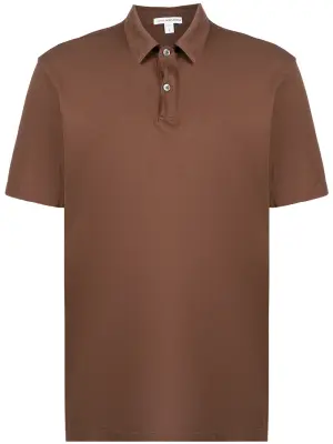 Однотонная рубашка поло