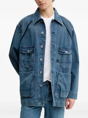 Джинсовая куртка с карманами