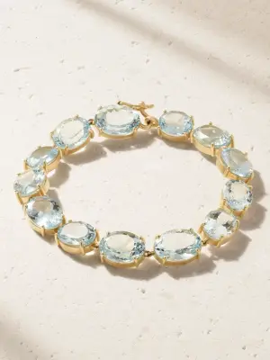 Браслет из аквамарина и 18-каратного золота Gemmy Gem