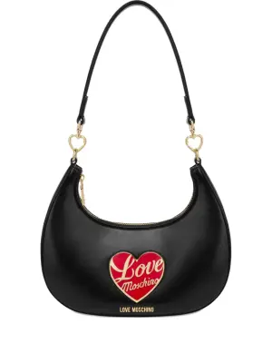 сумка на плечо с пряжкой в форме сердца