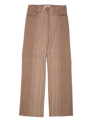 джинсы с эффектом потертости