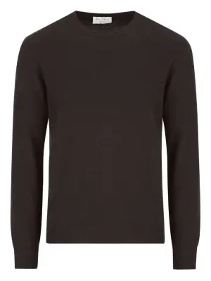 Рифлёный кашемировый свитер