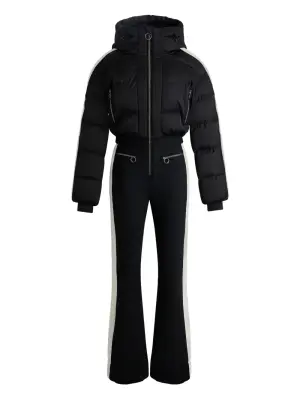 Стеганый комбинированный лыжный комбинезон