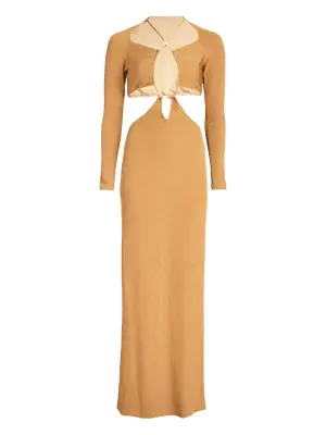 Декорированное платье макси