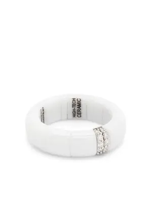 Кольцо из белого золота с бриллиантами