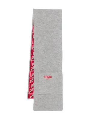 шарф с узором FF