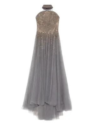 декорированное платье макси