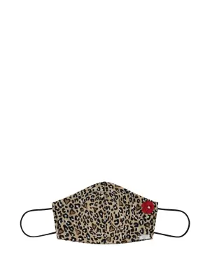 маска с леопардовым принтом