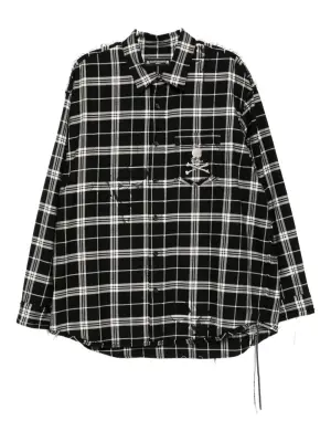 Рубашка с вышитым логотипом