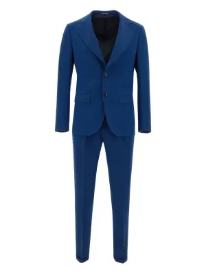 Костюм-двойка с заостренными лацканами