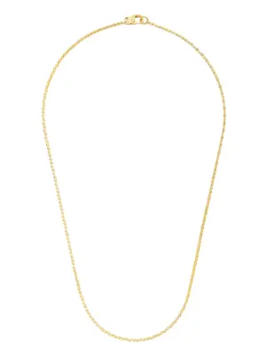 Цепочное колье из желтого золота