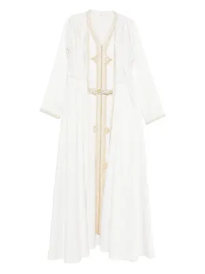 Кафтан с вышивкой