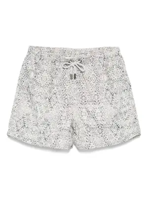 Плавки-шорты с графичным принтом