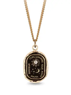 Колье Everything For You Talisman из желтого золота с бриллиантами