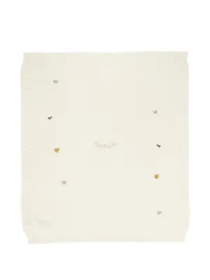 Детское одеяльце с вышитым логотипом