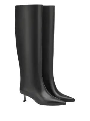 Кожаные сапоги