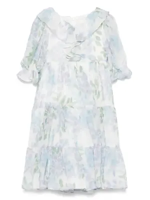 Платье с цветочным принтом