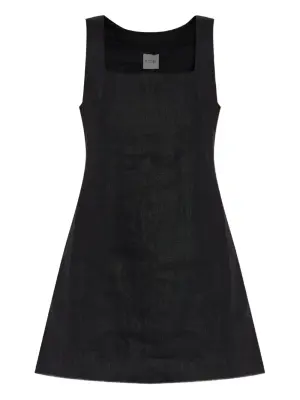 Льняное платье мини