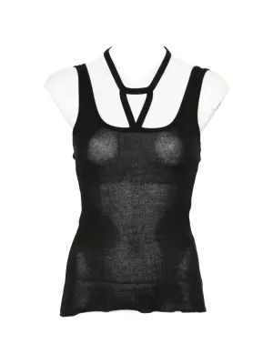 Топ с воротником-халтер