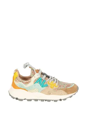 Кроссовки с цветочным принтом