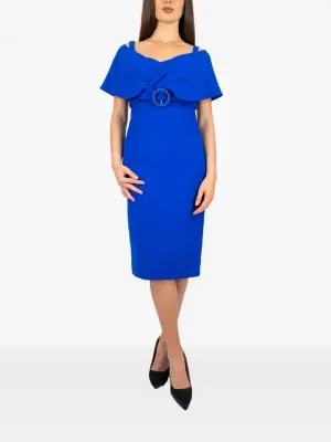 Декорированное платье с поясом