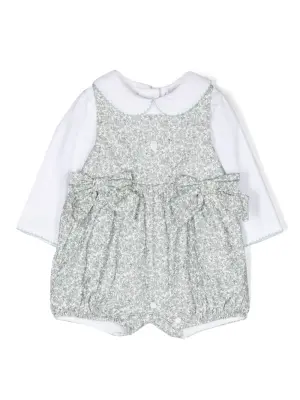 Ромпер с цветочным принтом