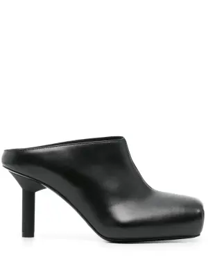 Мюли на каблуке