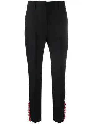Декорированные брюки с завышенной талией