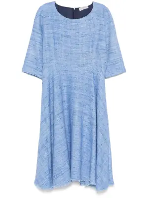 Расклешенное платье миди