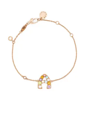 Браслет A Bossa Das Letras из желтого золота с камнями