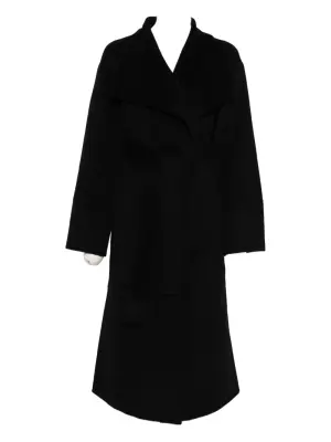 Пальто с поясом