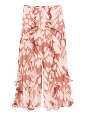 Брюки с оборками