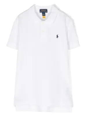 Рубашка поло с вышитым логотипом