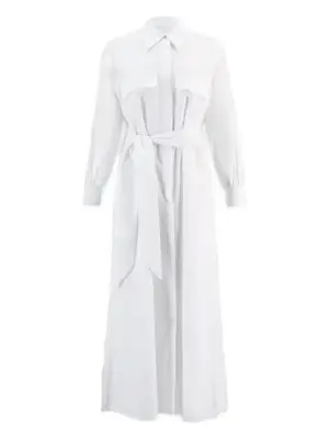 Платье-рубашка с поясом