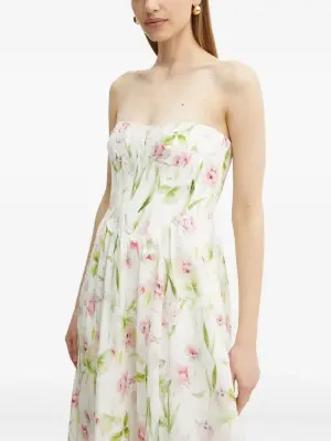 Платье миди Lola с цветочным принтом