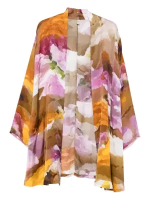 Куртка с абстрактным принтом