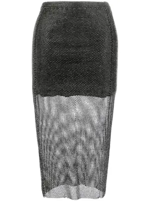 Юбка со стразами
