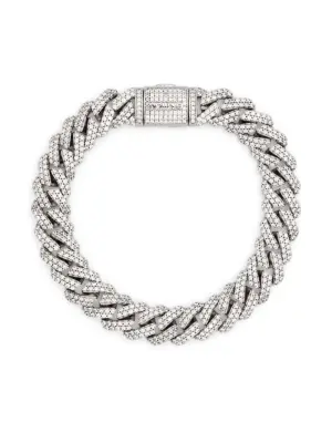 Браслет Prong Pavé