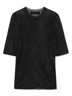 Кардиган в рубчик