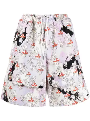 Спортивные шорты с графичным принтом