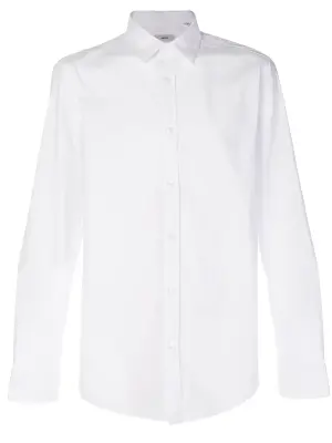 Приталенная рубашка с длинными рукавами