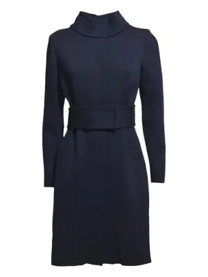 Пальто с поясом