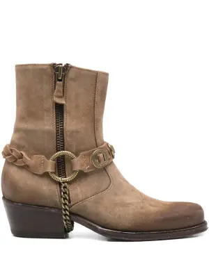 Сапоги с цепочкой